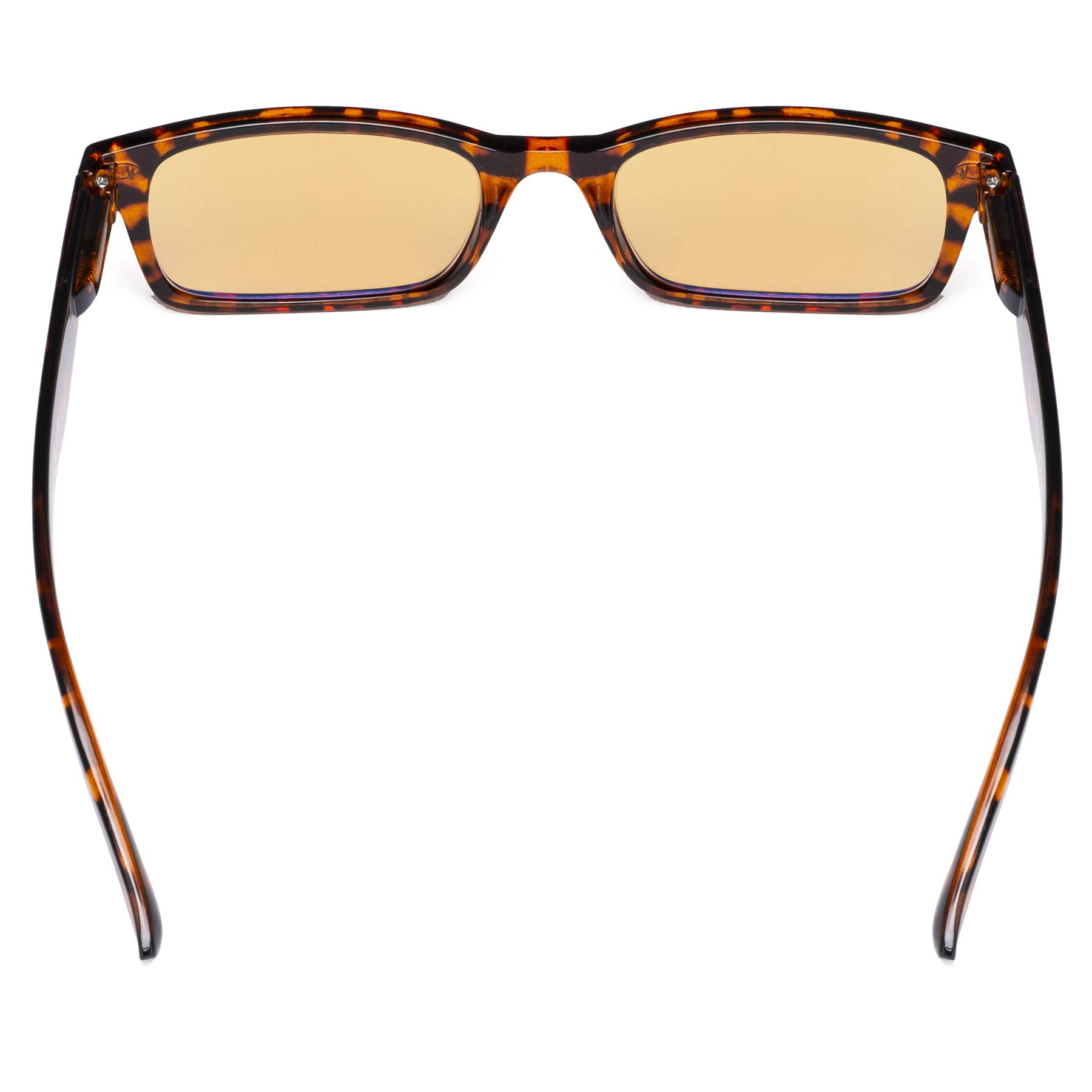 CessBlu Amber Tinted Blue Light Blocking Glasses for Men & Women - Anti Eye Strain for Computer Work, Gaming & Reading | Reduce Digital Fatigue for Office & Home Use