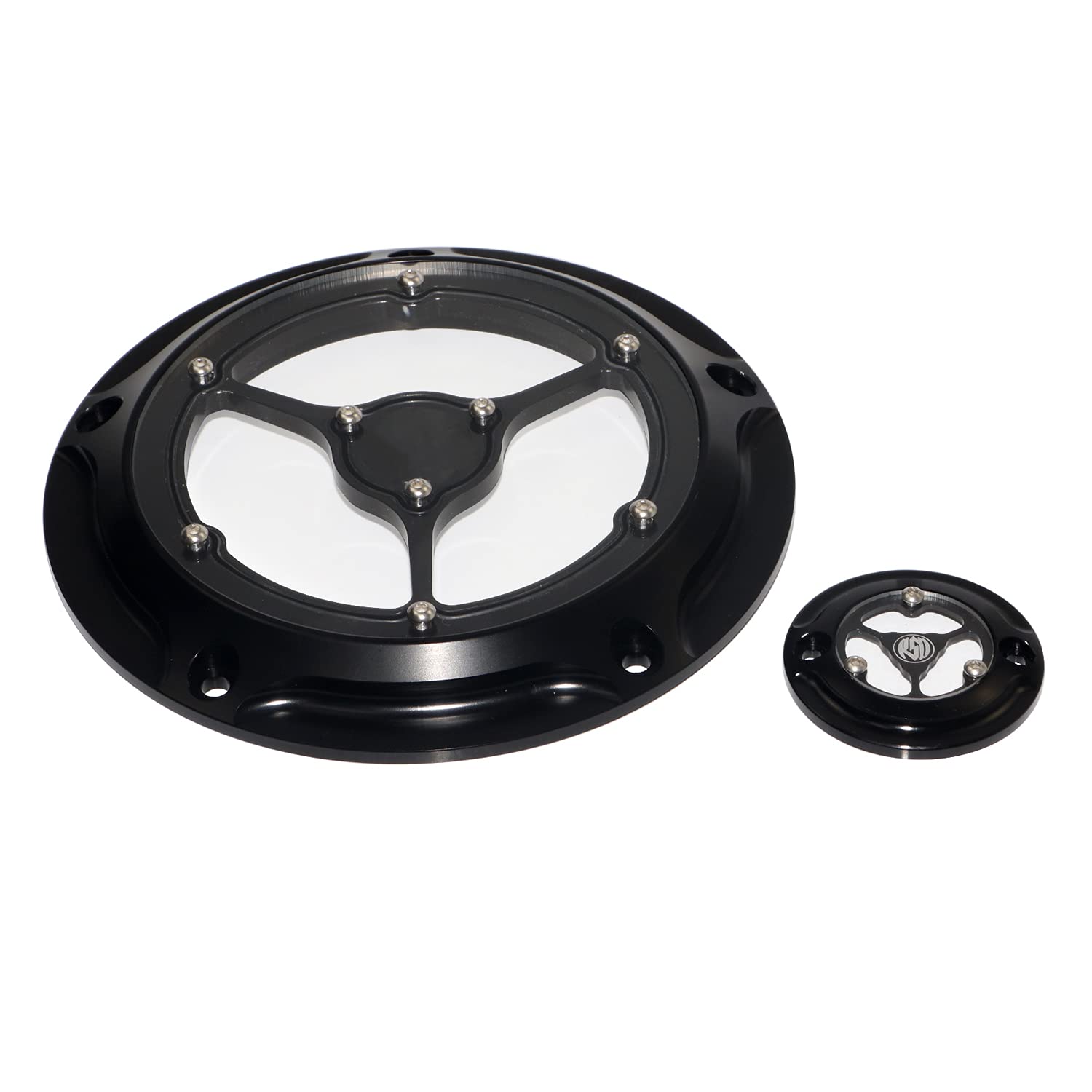Harley Touring FLH/T Motorcycle Derby Cover & Timing Timer Cover - Compatible with 2016-2023 Models | Durable Engine Protection for Harley Davidson Bikes | Perfect for Long Rides & Custom Builds