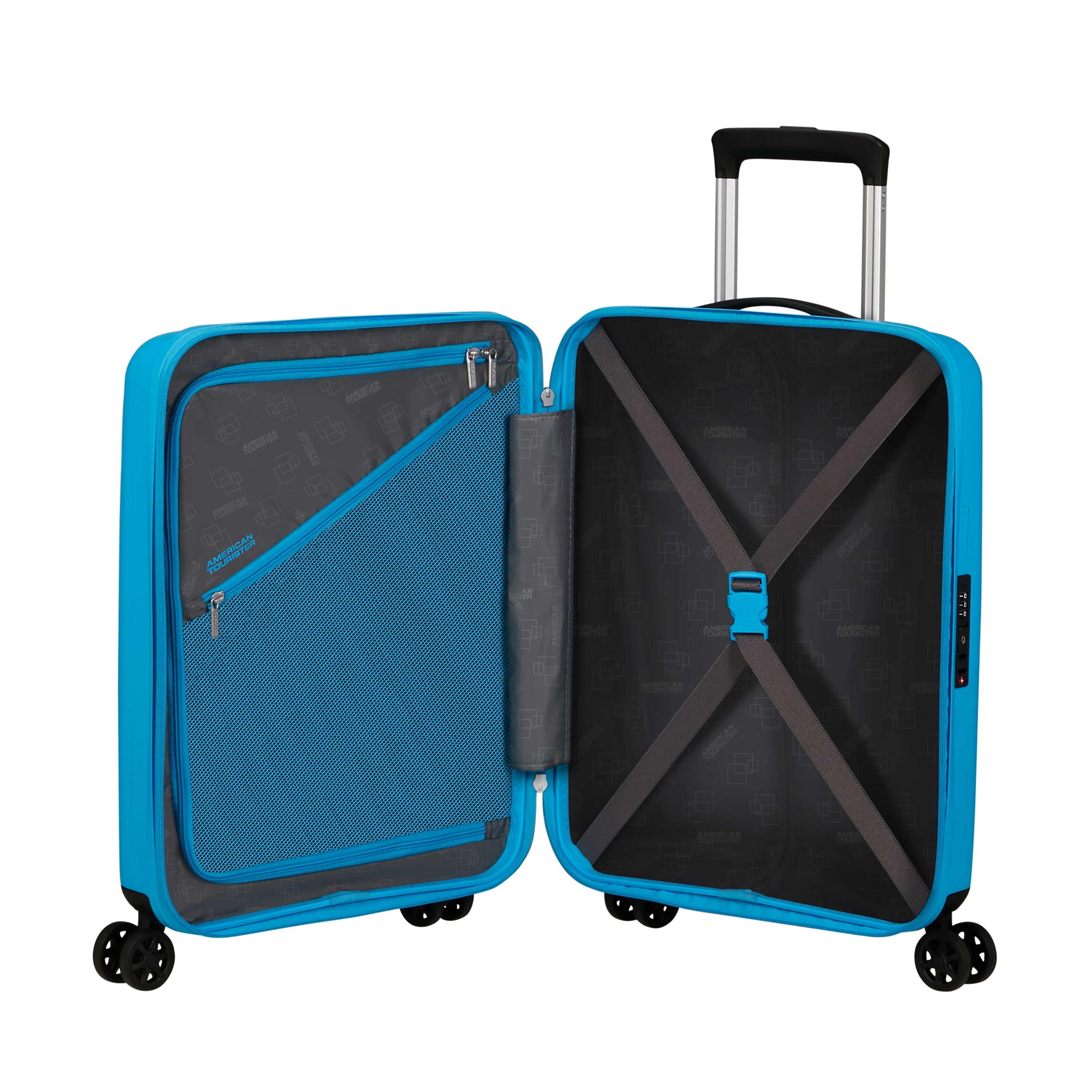 American Tourister Rejoy Expandable Spinner Carry-On Luggage - Lightweight Suitcase for Air Travel, Business Trips & Weekend Getaways