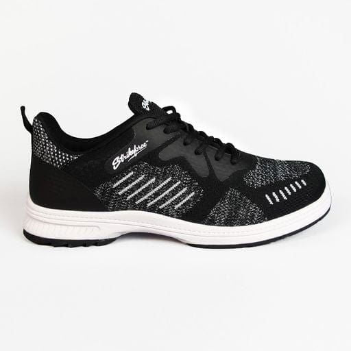 KR Strikeforce Captain Black/Grey/White Right Hand Bowling Shoes - Professional Performance for League Play & Tournament Bowling