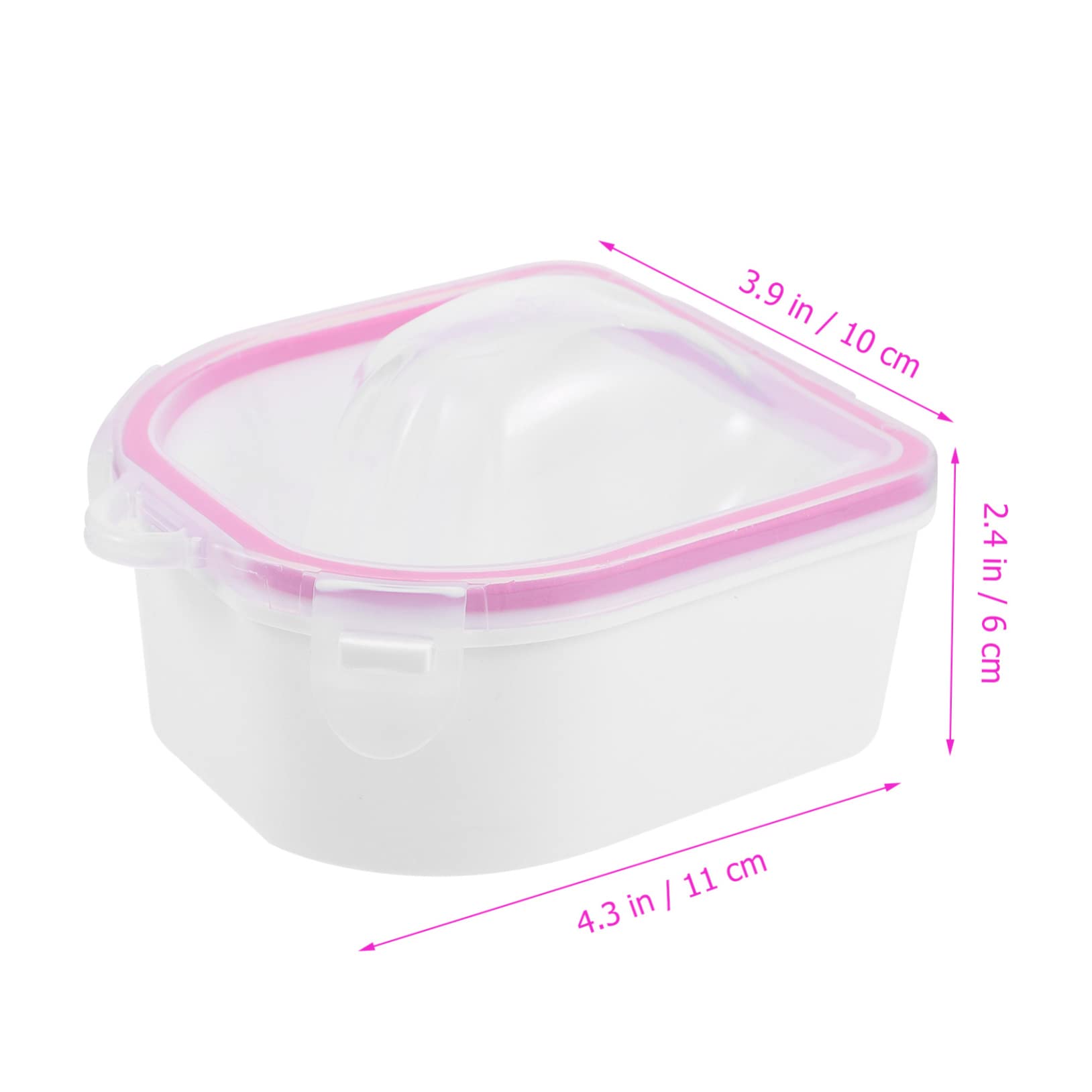 Beavorty 2 Pack Nail Polish Remover Bowl Set - Soak Off Bowl for Nail Art & Hand Soak - PP Material Nail Art Tray for Easy Manicure - Perfect for Salon, Home & Professional Nail Care