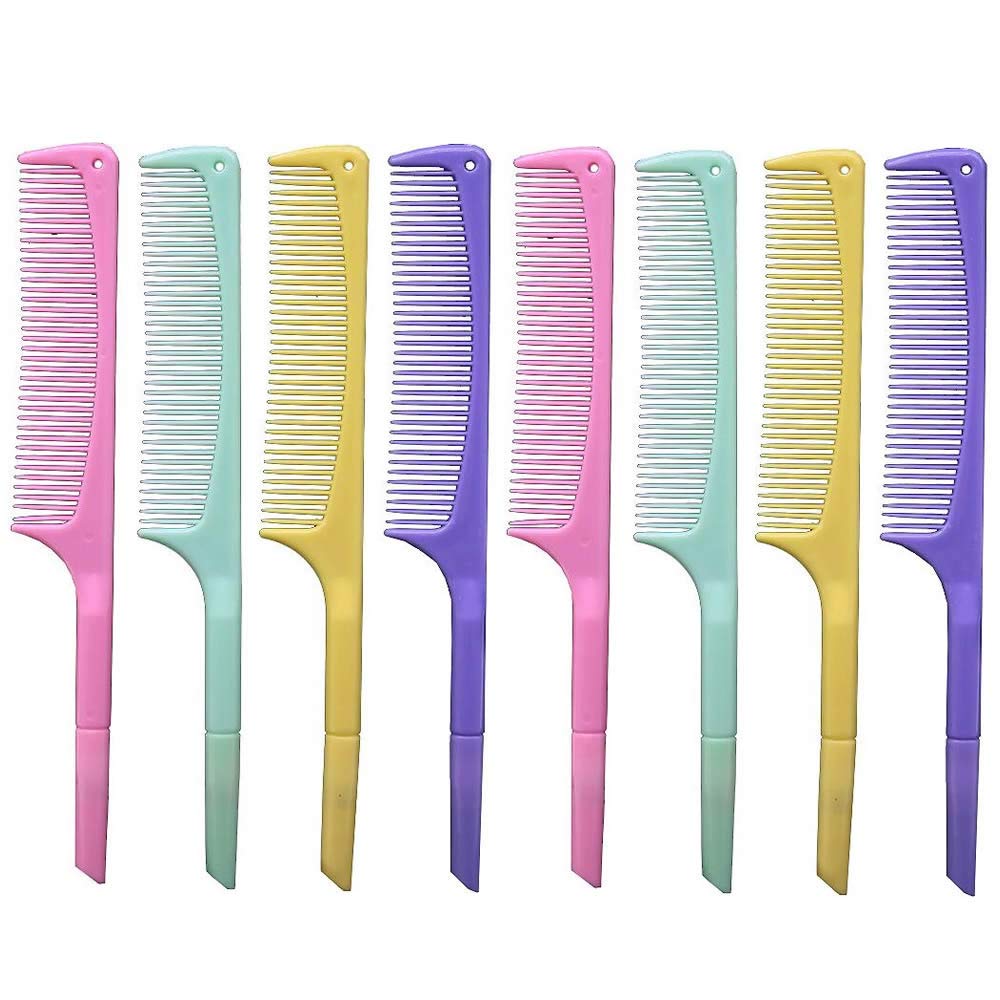 RONRONS 12-Pack Creative Comb-Shaped Ballpoint Pens - Fun Novelty Writing Pens for Office, School & Work Supplies (Random Colors) - Perfect for Gifts, Students & Stationery Lovers