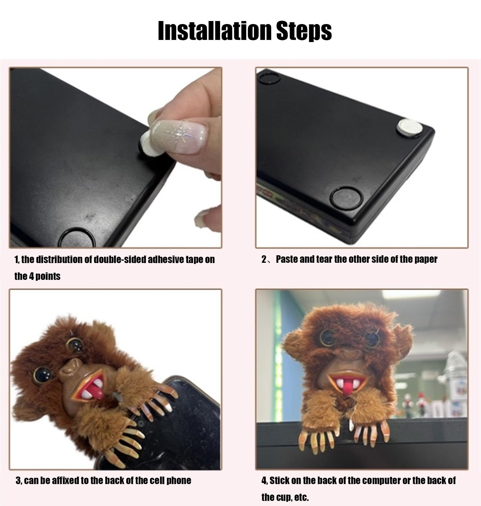 2024 Realistic Monkey Prank Toy - Halloween Funny Surprise Prank Plush Doll for Home & Office Pranks (Sticking Out Tongue) | Perfect for Gag Gifts, April Fools' Day & Practical Jokes