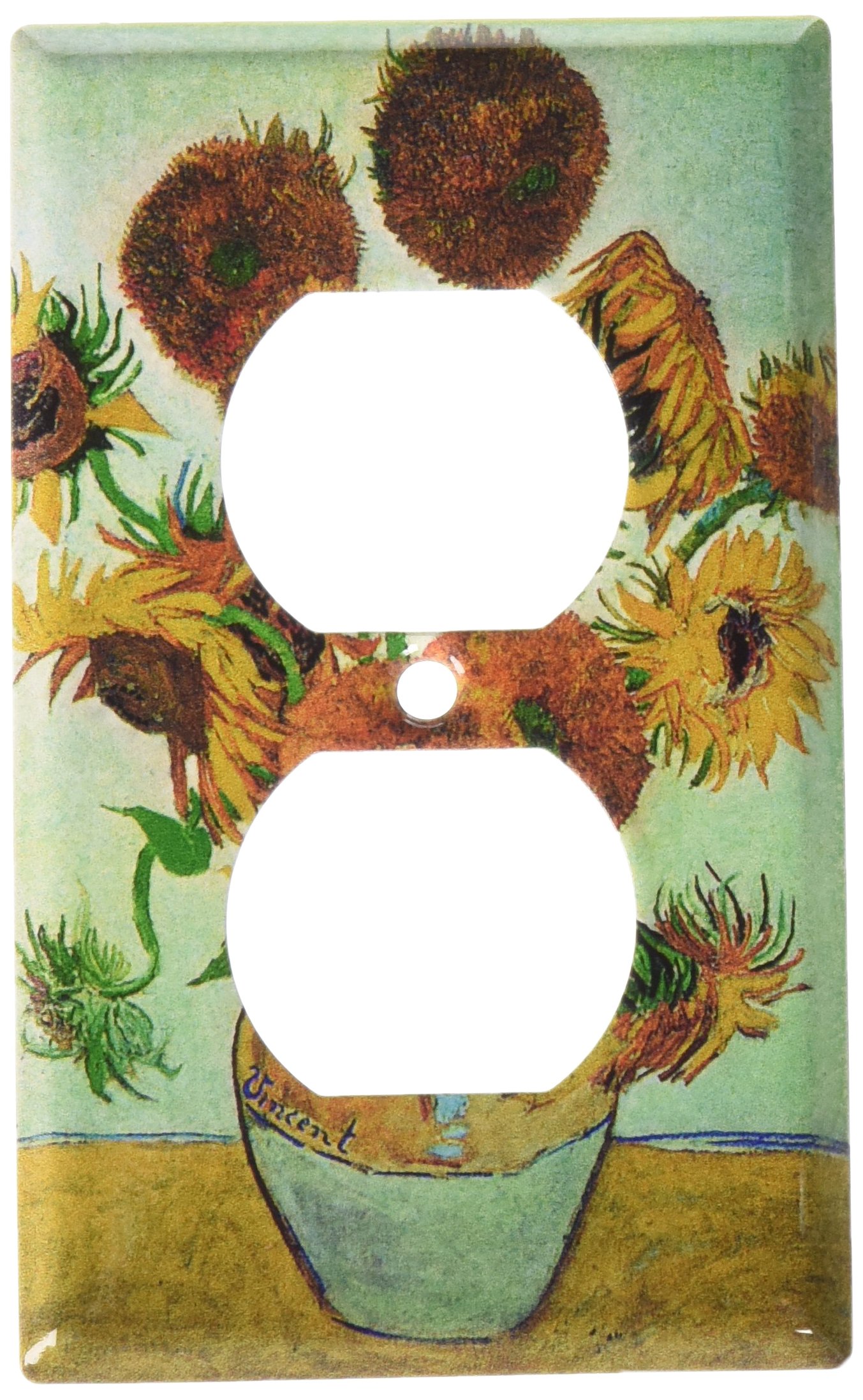 Van Gogh Sunflowers Art Switch Plate Cover - Decorative Outlet Cover for Home & Office Decor | Perfect for Living Room, Bedroom, or Studio