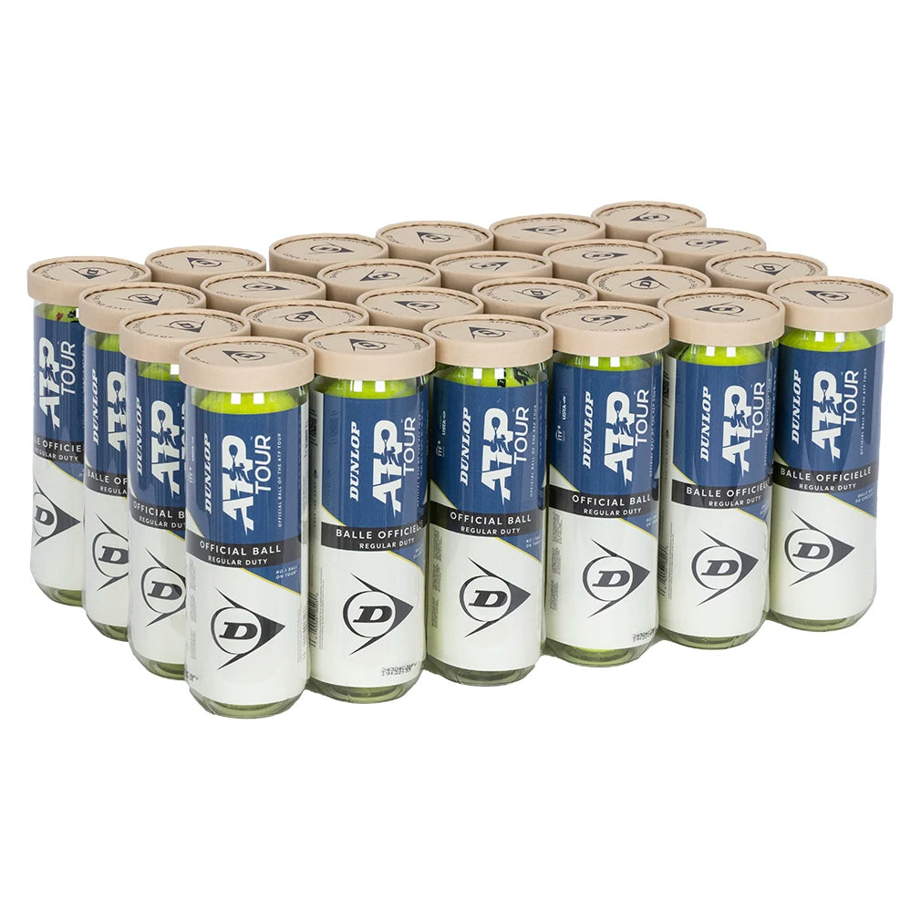 ATP Tour Regular Duty Tennis Balls - 3 Ball Canister for Tennis Training & Matches | Perfect for Practice, Tournaments & Recreational Play
