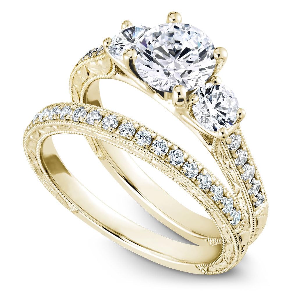 Moissanite Engagement Rings Set 925 Sterling Silver White Gold/Yellow Gold/Rose Gold Wedding Rings for Women | D Color VVS1 Round Cut Bridal Jewelry Set | Perfect for Proposals, Anniversaries & Special Occasions