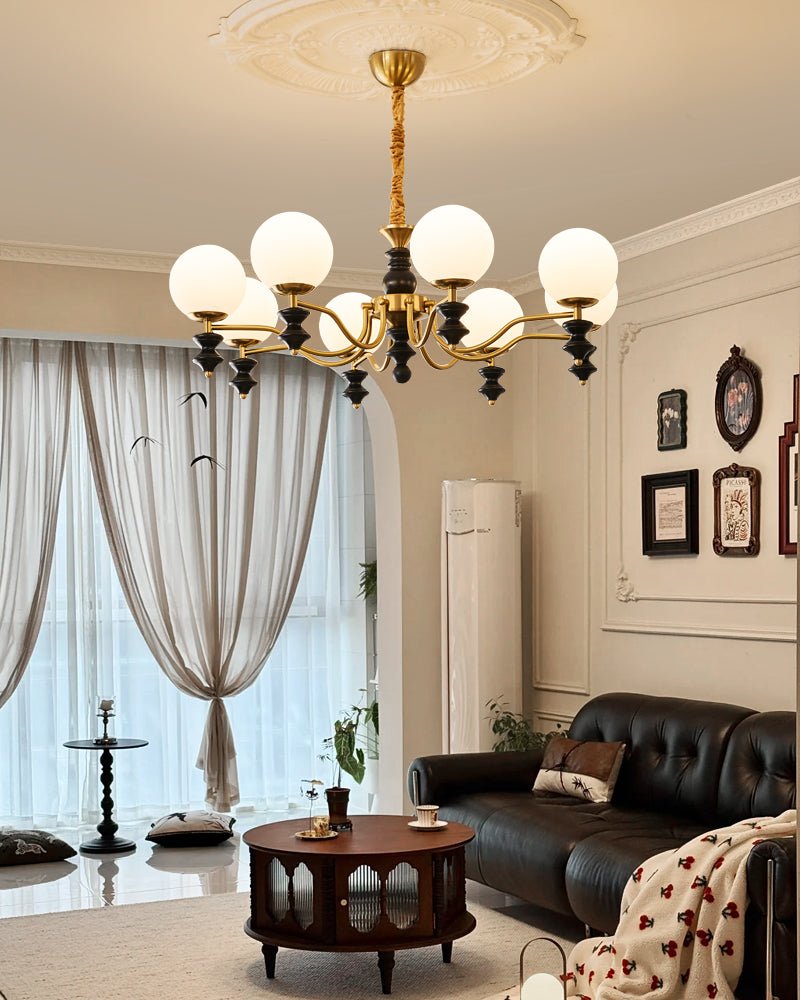 Elegant Cadence Chandelier - Modern Crystal Ceiling Light Fixture for Dining Room, Living Room & Bedroom | Perfect for Home Decor & Interior Design