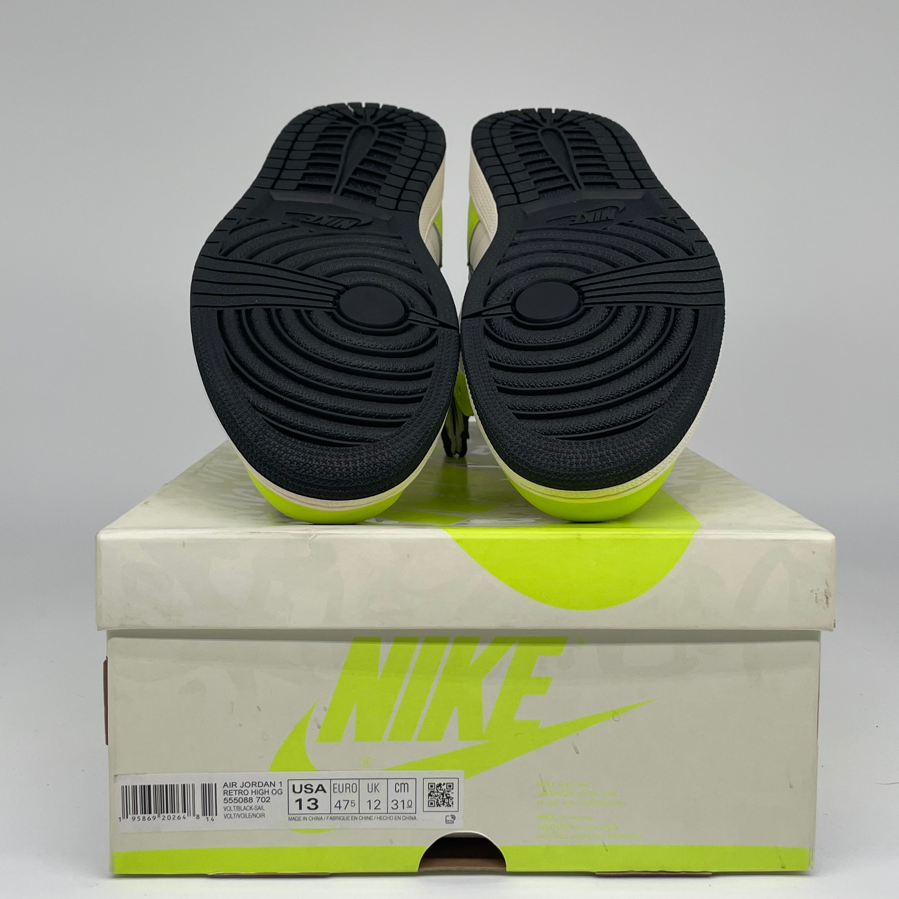 AIR JORDAN 1 VISIONAIRE Men's Basketball Shoes Size 13 - White/Black-Red 555088-702 | High-Top Sneakers for Streetwear & Casual Wear