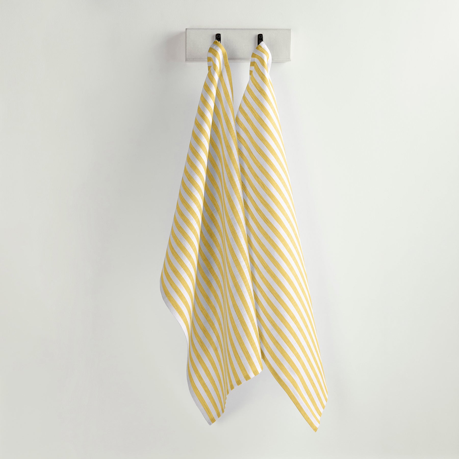 Amalfi Stripe Cotton Kitchen Towels Set of 2 - Absorbent Dish Towels for Drying Dishes, Cleaning & Decor - Perfect for Italian Kitchen, Farmhouse & Coastal Home Decor
