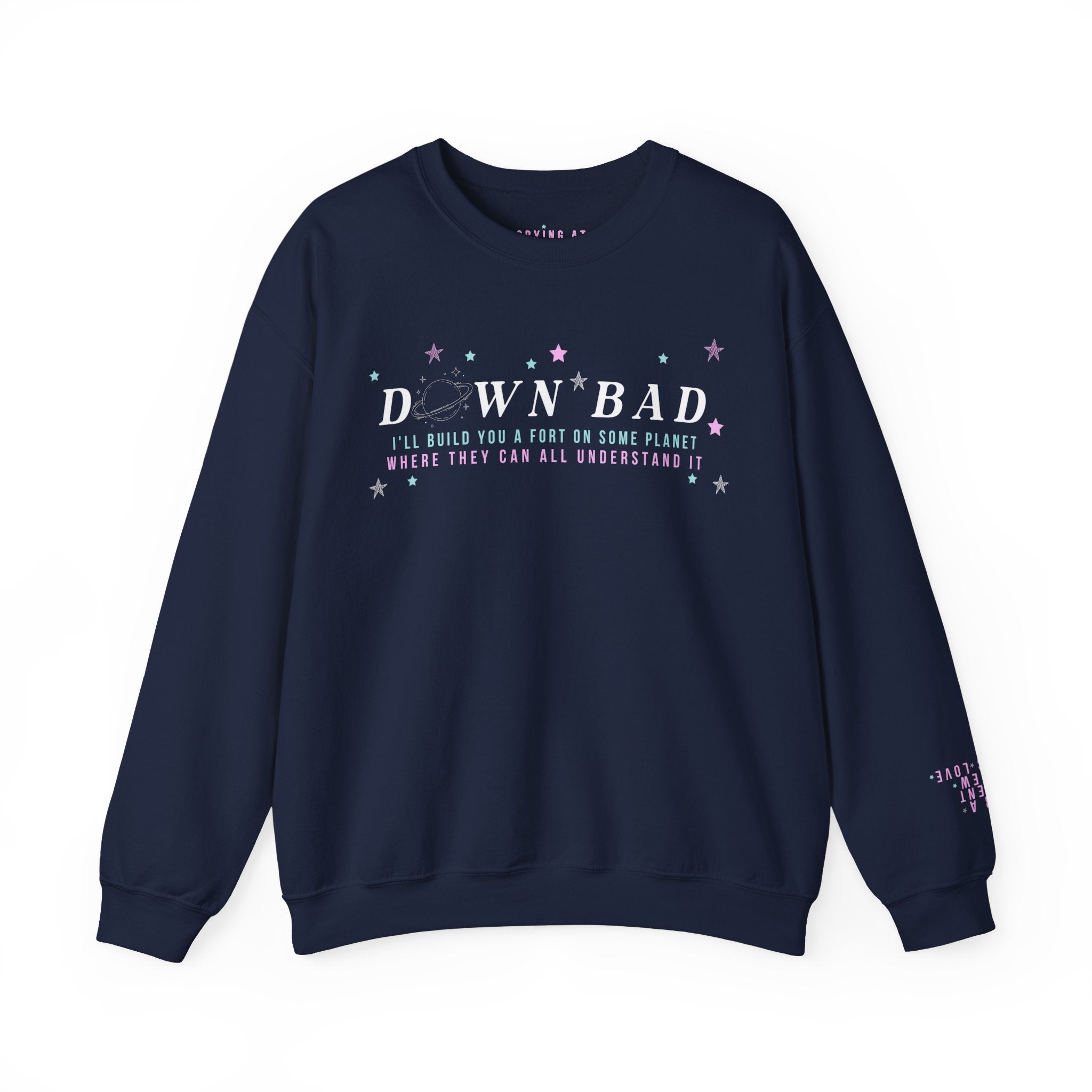 Down Bad Crewneck Sweatshirt - Trendy Oversized Pullover for Men & Women | Perfect for Casual Wear, Street Style & Loungewear