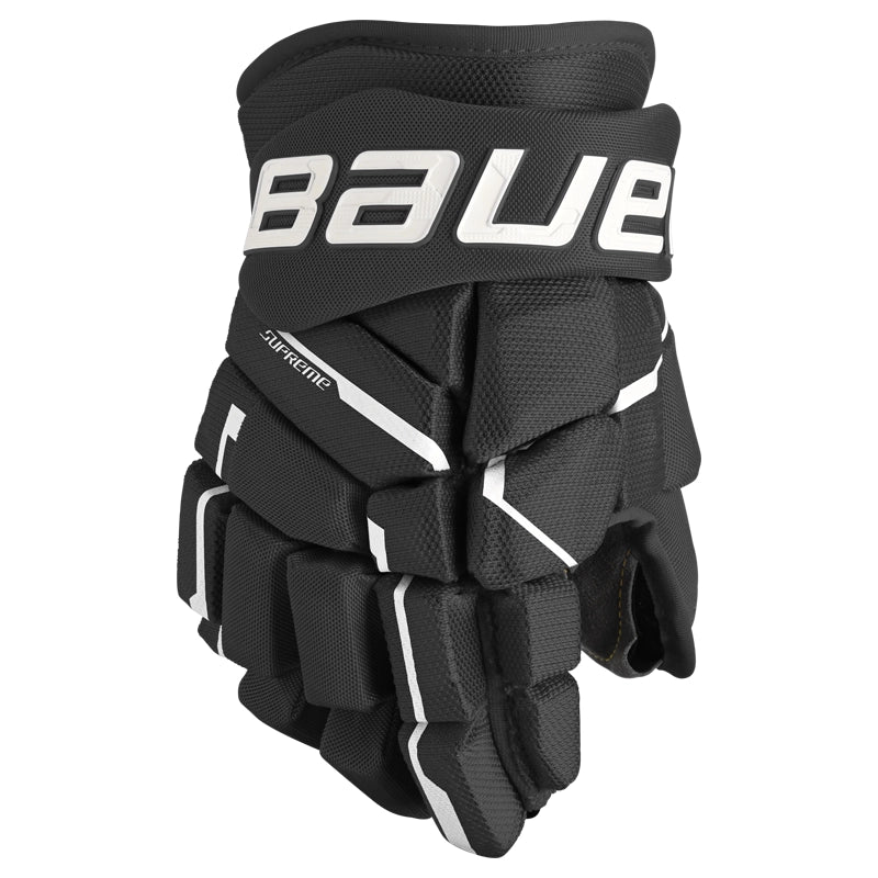Bauer Supreme M5 Pro Hockey Gloves for Junior Players - Lightweight Protective Ice Hockey Gloves for Youth - Perfect for Training, Games & Competitive Play