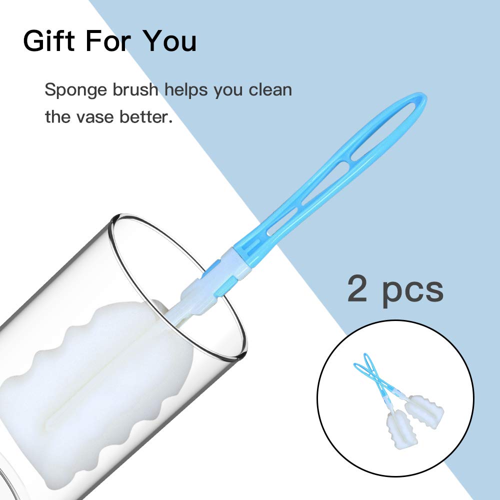 12 Pack Clear Glass Cylinder Vases (3.5