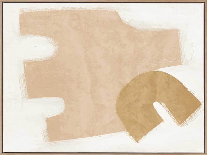 Amity Neutral Canvas Art Print - Modern Wall Decor for Living Room, Bedroom & Office - Perfect for Home & Office Decor