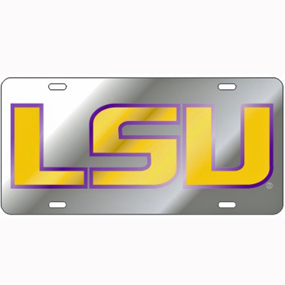 LSU Tigers Laser Cut Metal License Plate - Custom Car Tag for LSU Fans, Tailgating & Game Day Decor