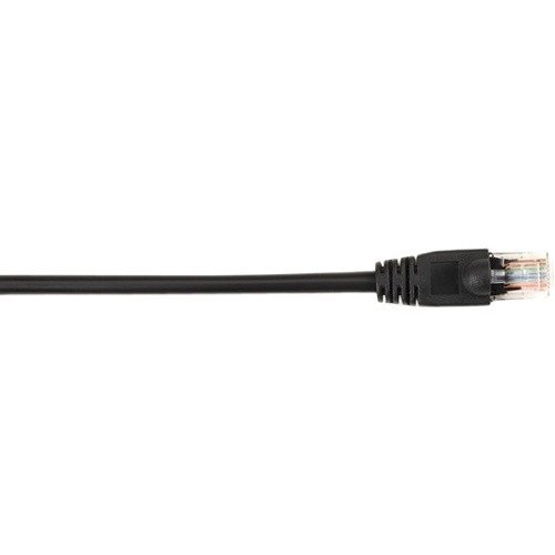 BLACK BOX CAT5EPC-006-BK CAT5e Ethernet Patch Cable - 6ft (1.8m) Stranded Copper, Black (50-Pack) - Ideal for Office Networking, Home Internet Setup & Server Connections