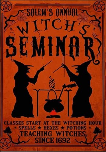 1000-Piece Wooden Jigsaw Puzzle - Witch's Seminar: The Witching Hour Halloween Puzzle for Adults & Kids | Educational Brain Teaser, Family Game Night Activity, Home Decor & Gift Idea for Witchcraft Enthusiasts