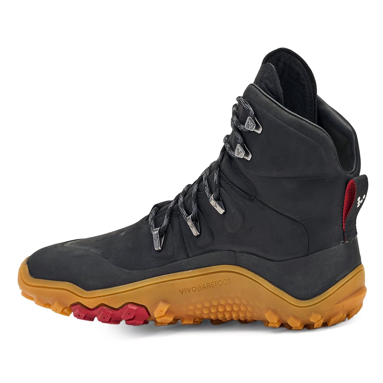Vivobarefoot Tracker Leather Hiking Boots - Waterproof & Lightweight for All Terrains | Wide Fit Barefoot Shoes for Outdoor Adventures