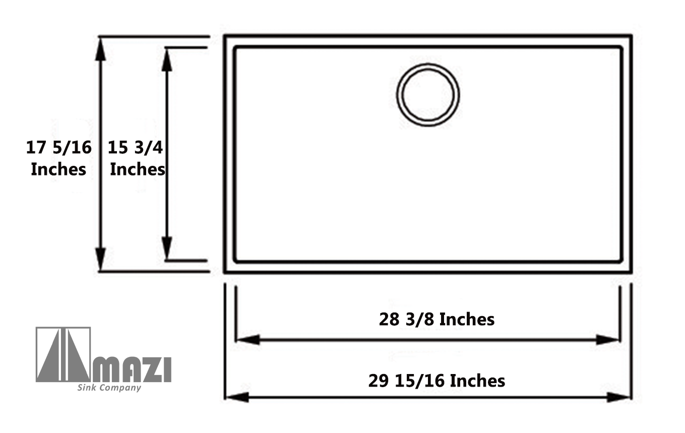 Granite Composite Kitchen Sink IT100M - Lipless Design, Durable & Scratch-Resistant for Modern Home & Restaurant Use