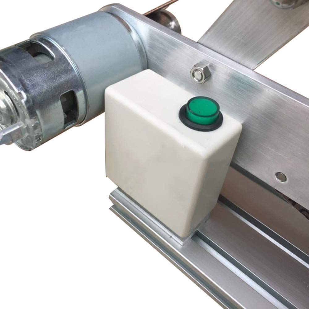 Huanyu 360W Mini Belt Sander - 24V 15A DC Motor Electric Desktop Grinder for DIY Woodworking & Metal Polishing (30mm Belt, Non-Adjustable Speed) - Perfect for Home Workshop, Jewelry Making, and Small Craft Projects