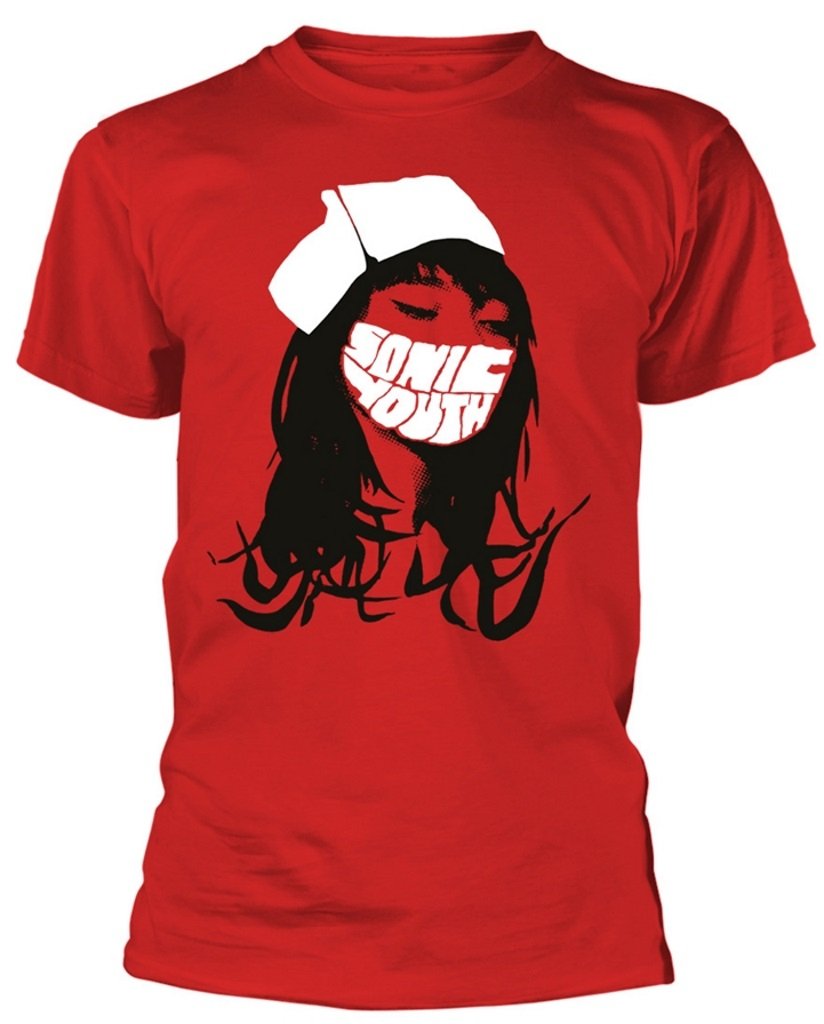 Sonic Youth 'Nurse' Red Graphic Band T-Shirt - Vintage Rock Music Tee for Men & Women - Perfect for Concerts, Gifts & Casual Wear