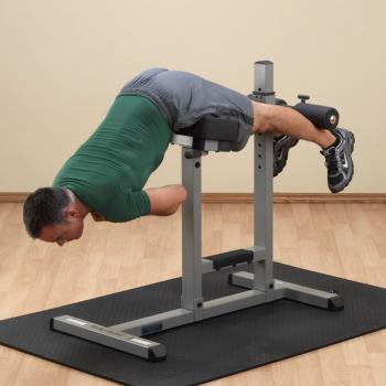 Body Solid GRCH322B Roman Chair - Hyperextension Bench for Home Gym, Core & Back Workout - Perfect for Strength Training, Ab Exercises & Fitness Enthusiasts