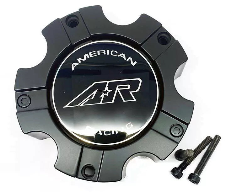 American Racing CAP 708 Matte Black 5x5.5 Wheel - AR Series for Trucks & SUVs | Off-Road & Street Performance | Durable Alloy Rims for Custom Builds