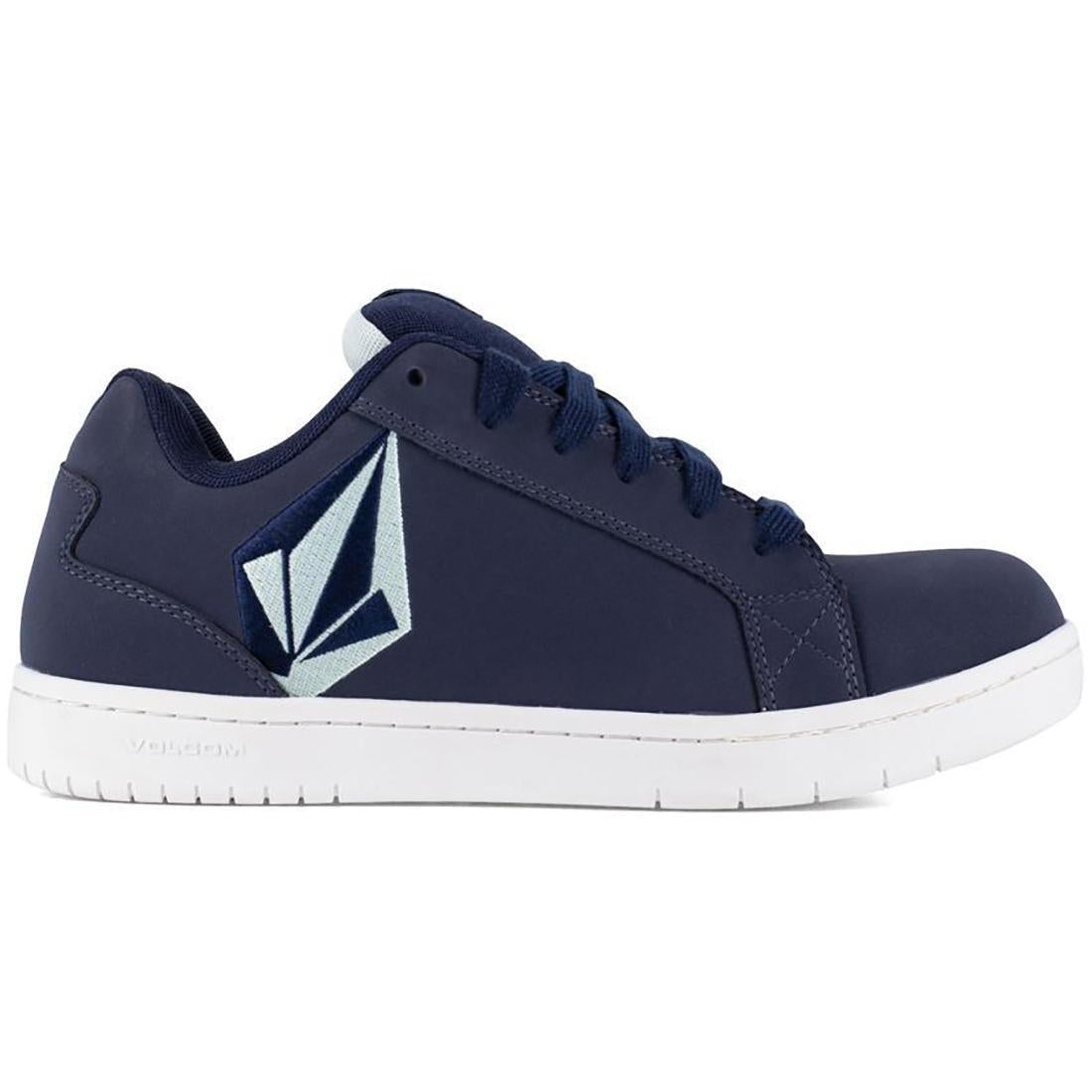 Stone Composite Toe Work Shoes for Men - Navy Blue Safety Boots with Slip Resistance | Perfect for Construction, Warehouse & Industrial Work