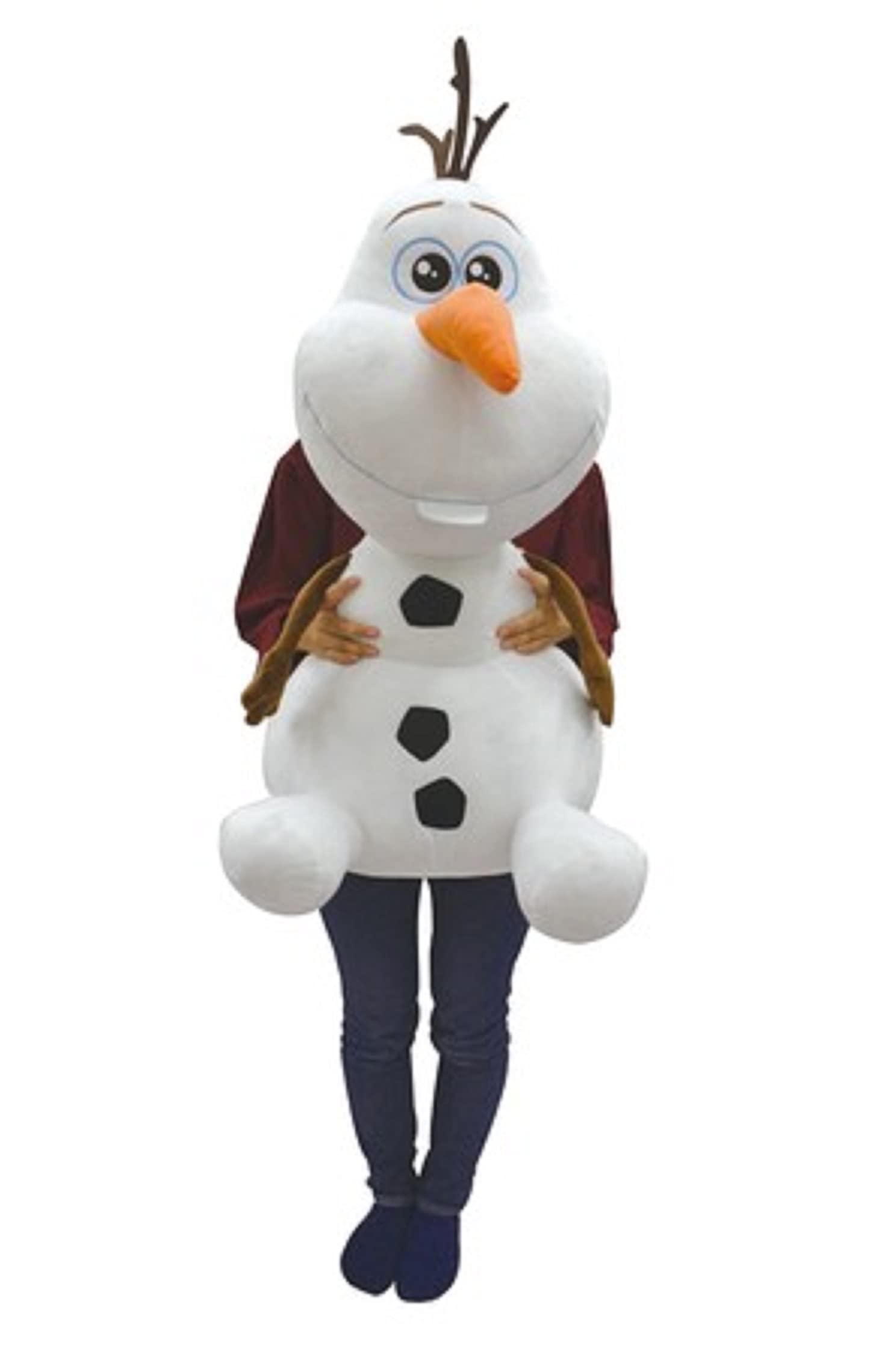 RRI Cute Soft Plush Jumbo Olaf Stuffed Animal - Limited Edition White X-Large (OLE-650-21) | Perfect for Disney Frozen Fans, Kids Room Decor & Christmas Gifts