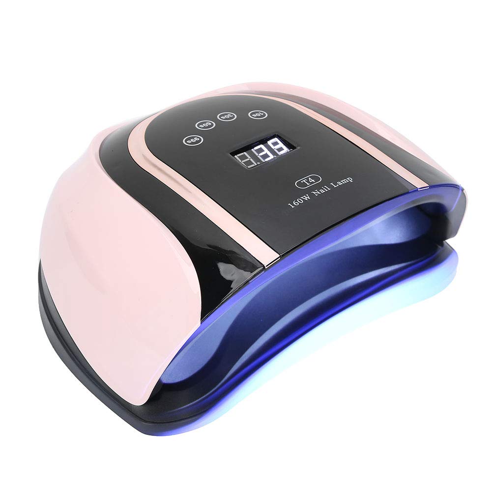 160W UV LED Nail Lamp - Professional Nail Polish Dryer & Gel Curing Light for Manicures | Fast Drying for Acrylic, Gel & Dip Nails | Perfect for Home & Salon Use (US)