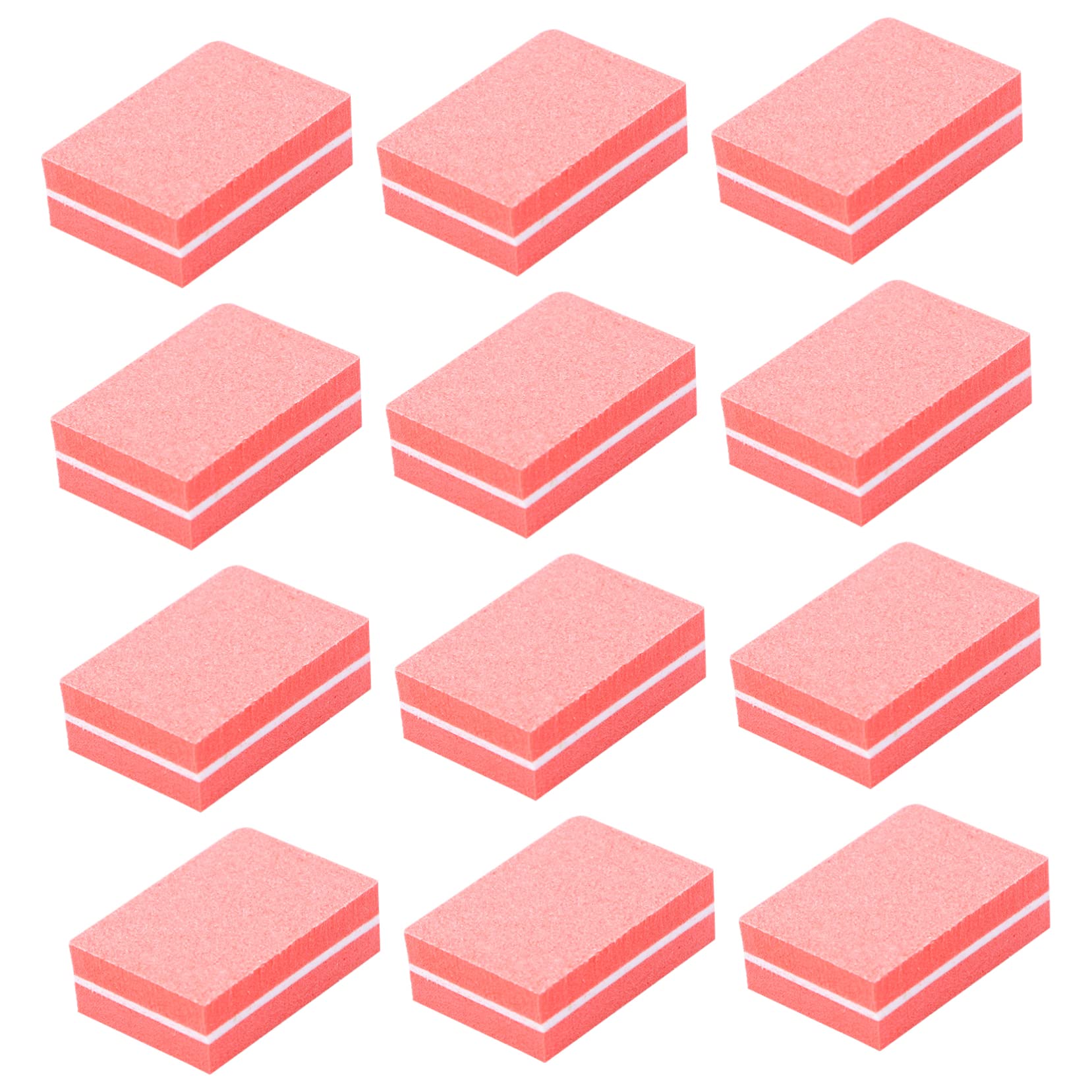 FOMIYES 40pcs Nail File Buffers & Sponge Nail Files - Professional Nail Polish Squares & Repair Tools for Natural & Artificial Nails - Portable Manicure Kit for Home, Salon & Travel Use