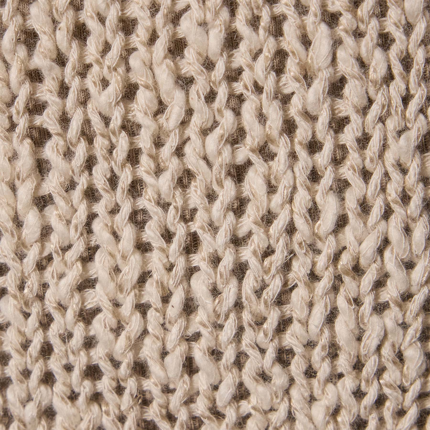 Breathable Cotton Linen Open Knit Pullover Sweater - Natural Color | Lightweight Summer Cardigan for Women | Perfect for Beach Cover-ups, Casual Outings & Layering