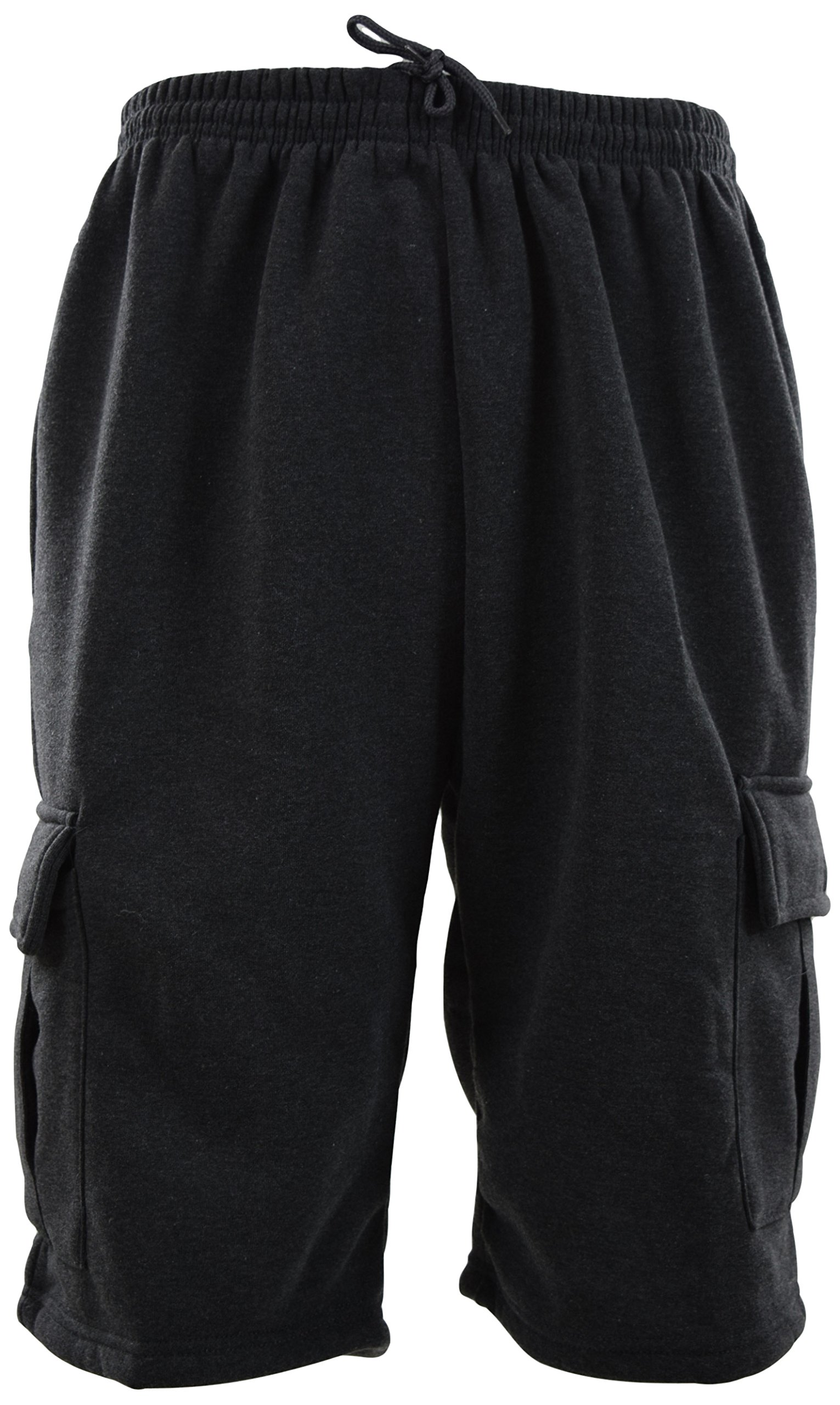 Men's Cargo Sweat Shorts - Comfortable & Stylish Casual Shorts with Pockets (Sizes M to 5XL) - Perfect for Gym, Running, Hiking & Outdoor Activities