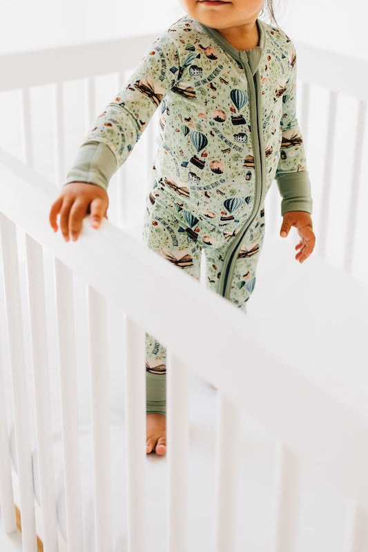 One More Story Zip Romper - Soft & Comfortable Baby Jumpsuit for Boys & Girls | Easy On/Off Zipper Design | Perfect for Playtime, Daycare & Family Outings