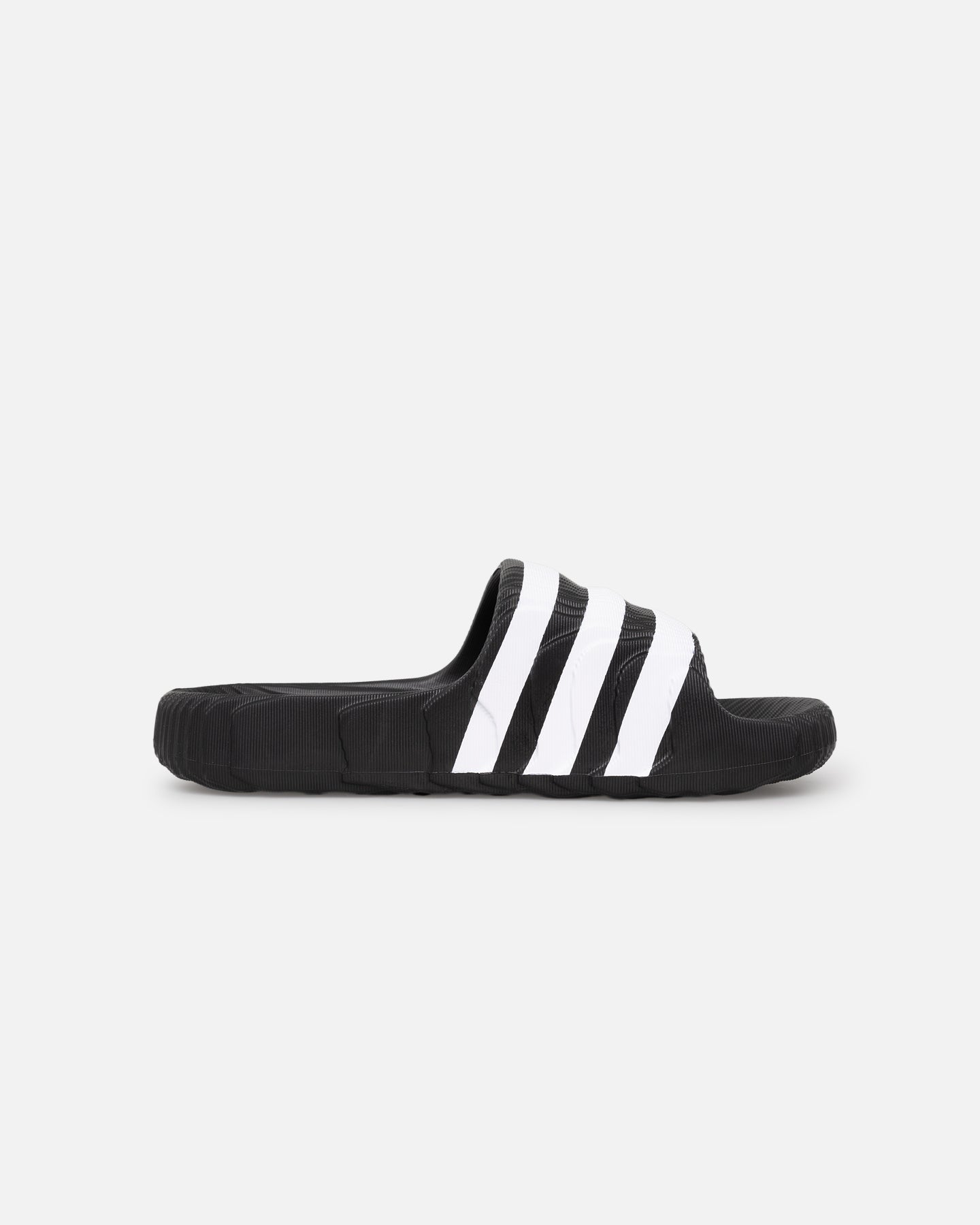 Adidas Adilette 22 Slides - Core Black & White Comfortable Sandals for Men & Women - Perfect for Pool, Beach, Gym & Lounging