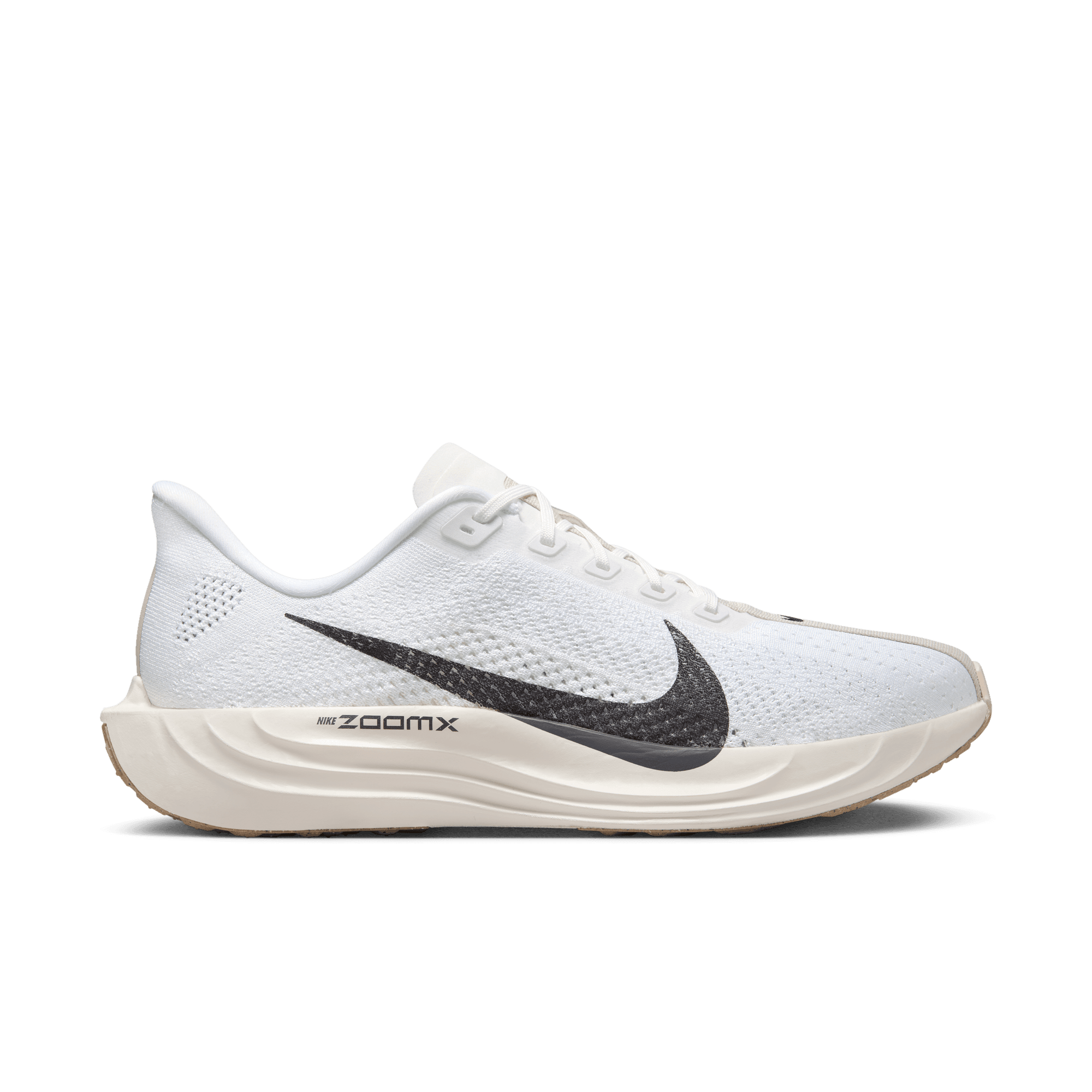 Nike Men's Pegasus Plus Running Shoes - 100 White/Anthracite/Sail Light Orewood Brown | Lightweight Cushioned Sneakers for Jogging, Gym Workouts & Daily Wear