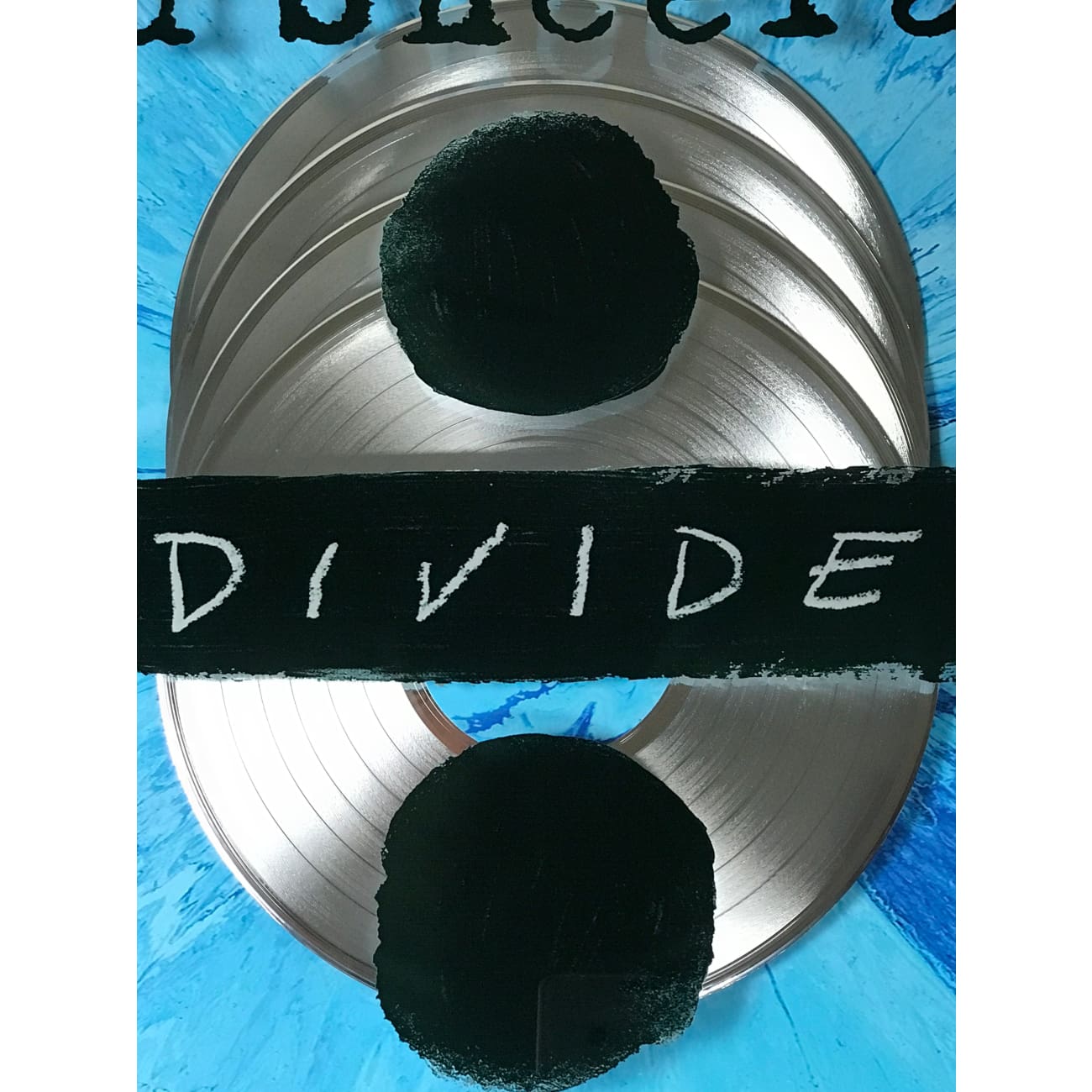 Ed Sheeran Divide Album - 4x Multi-Platinum RIAA Certified Award - Perfect for Music Collectors, Fan Displays & Award Show Decorations