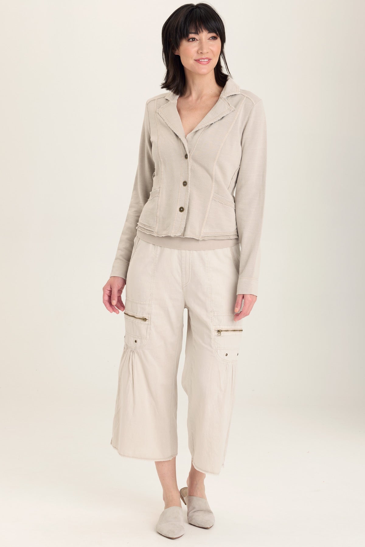 Stylish Terry Damia Blazer for Women - Trendy Office & Formal Wear - Perfect for Business Meetings, Weddings & Special Occasions