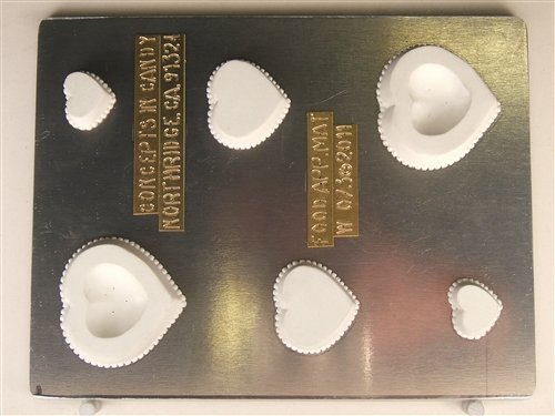 3-Tier Heart-Shaped Chocolate Candy Mold for Baking - Perfect for Valentine's Day, Weddings & Romantic Desserts (Model W073)