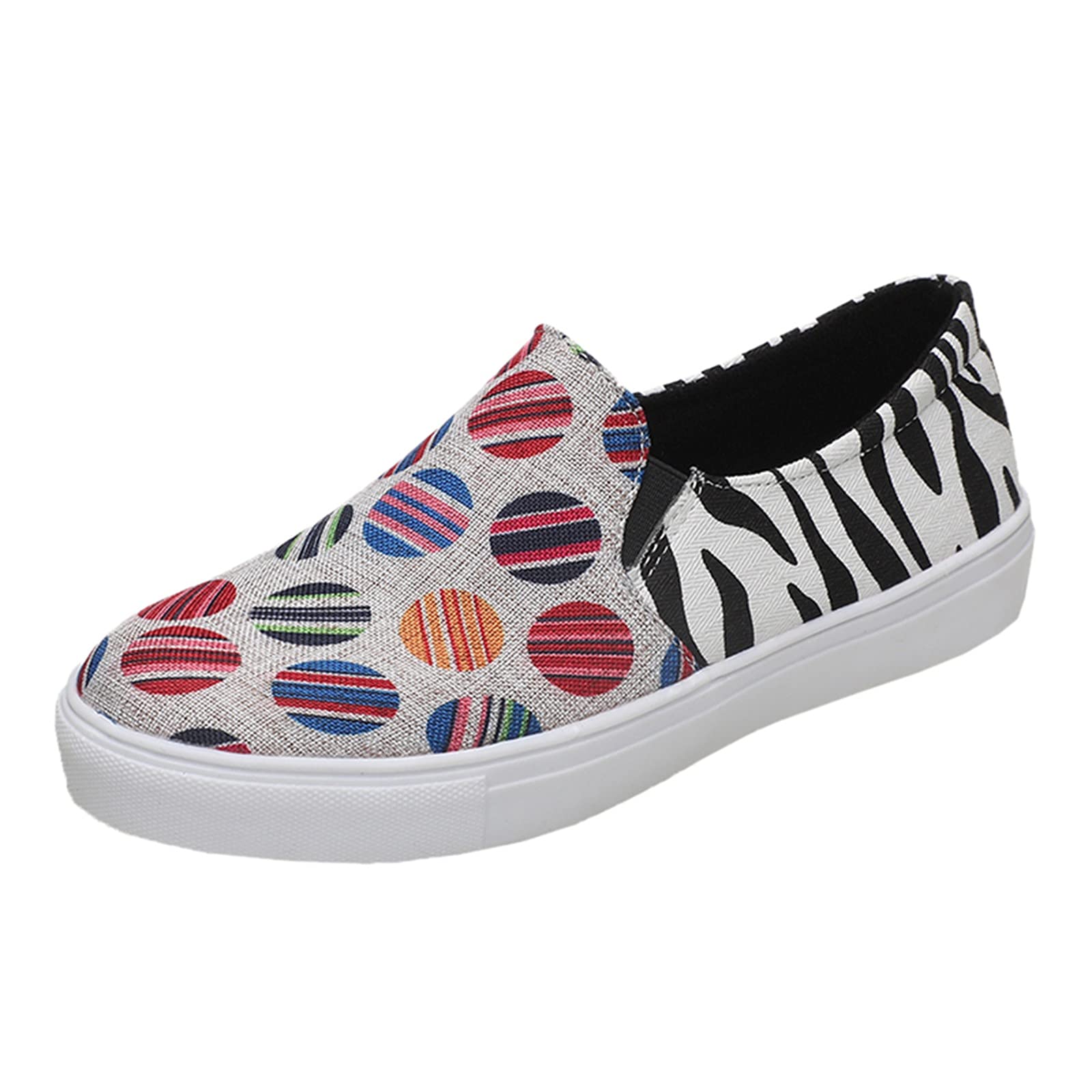 Breathable Slip-On Women's Flats Sneakers - Comfortable Casual Shoes for Outdoor & Leisure Wear | Perfect for Walking, Travel & Everyday Use
