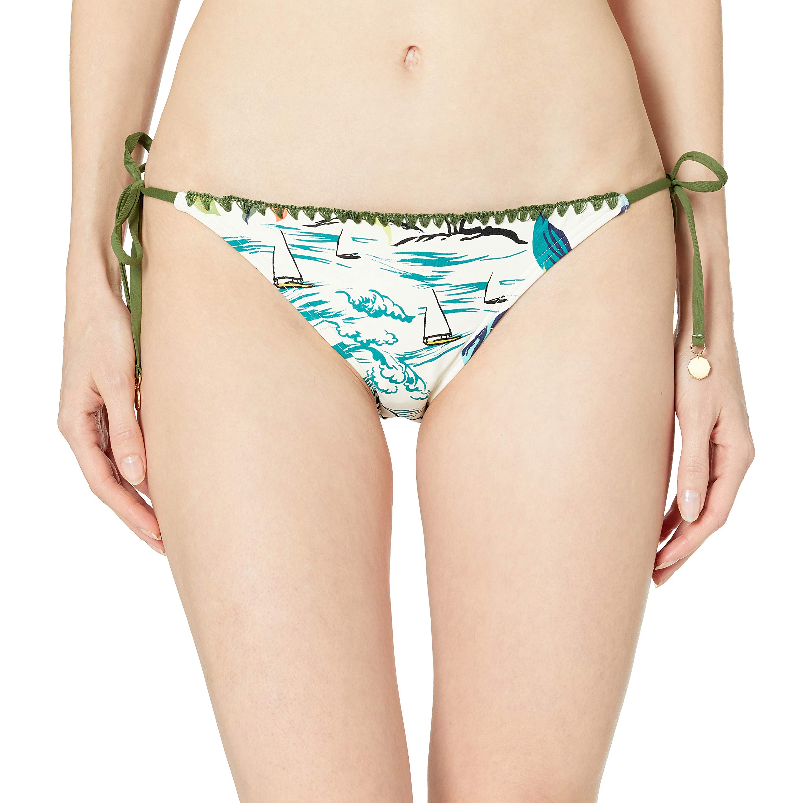 Vince Camuto Women's String Bikini Bottom - High Waisted Swimwear for Beach & Pool - Comfortable & Stylish Swim Suit for Summer Vacations