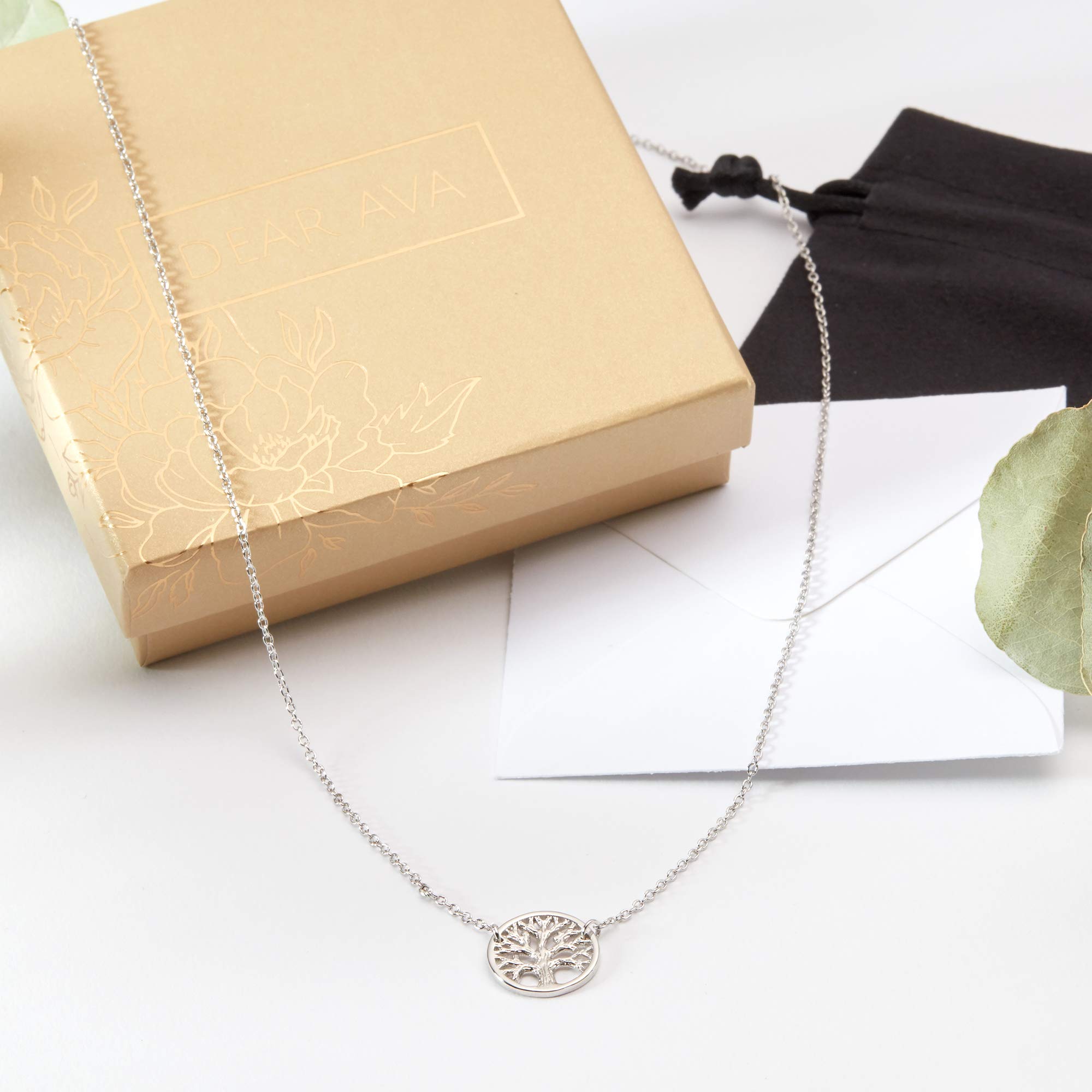 Heartfelt Grandma Necklace Gift Set - Elegant Jewelry & Greeting Card for Birthday, Christmas, Mother's Day & Special Occasions | Perfect for Grandmothers, Moms & Loved Ones