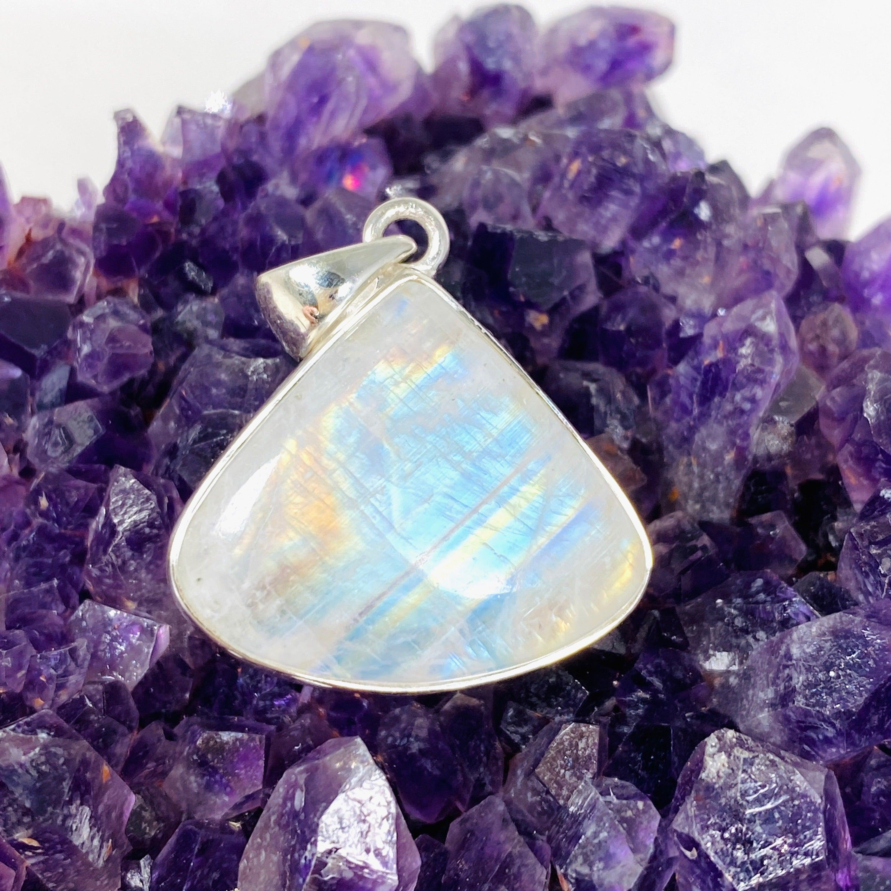 Moonstone Teardrop Pendant Necklace KPGJ4025 - Elegant Jewelry for Women, Perfect for Wedding, Party & Everyday Wear