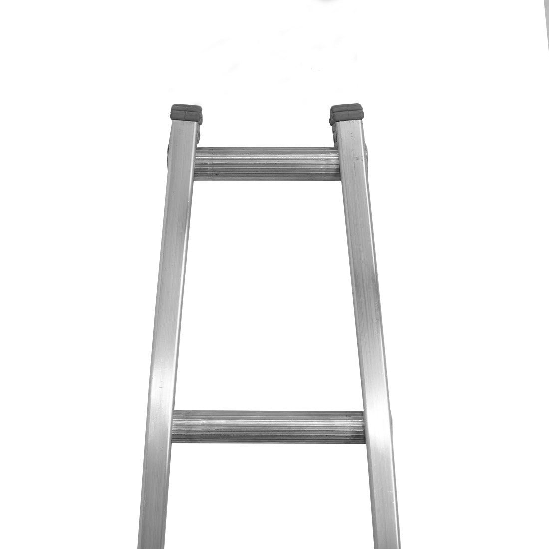7 Foot Aluminum Metallic Ladder with Open Top Section - Lightweight & Durable for Home, Garage, and Warehouse Use