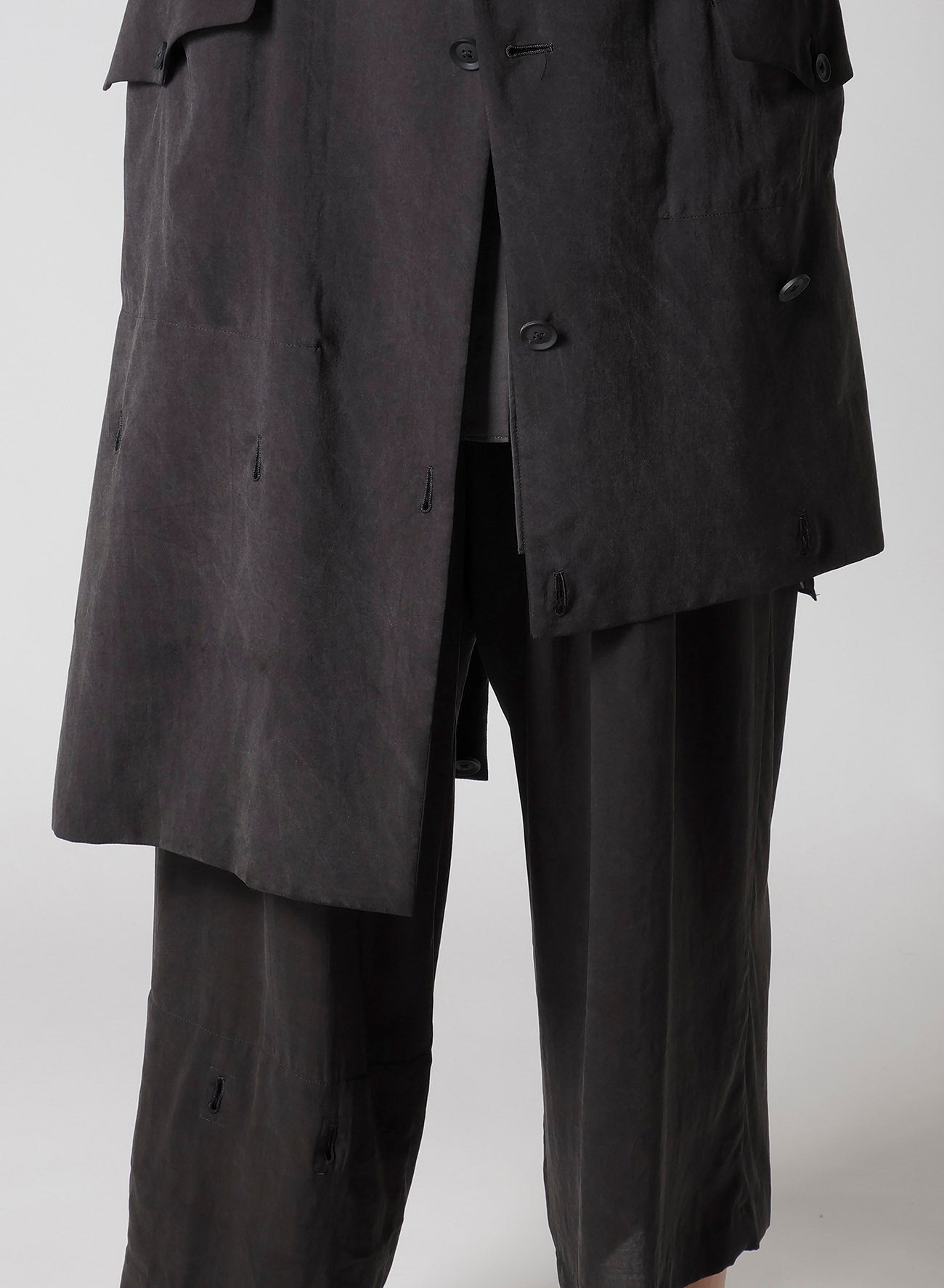 Ozone Hem Button Detail Jacket - Stylish Women's Outerwear for Casual & Office Wear | Eco-Friendly Cellulose Fabric
