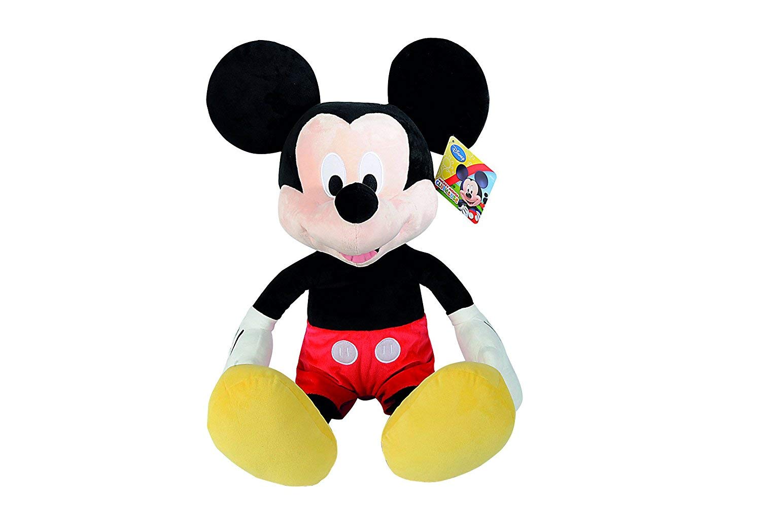 Soft and Cuddly Mickey Mouse Plush Toy - 80cm Large Stuffed Animal for Kids, Disney Gift for Boys & Girls - Perfect for Bedtime, Nursery Decor, and Disney Themed Parties