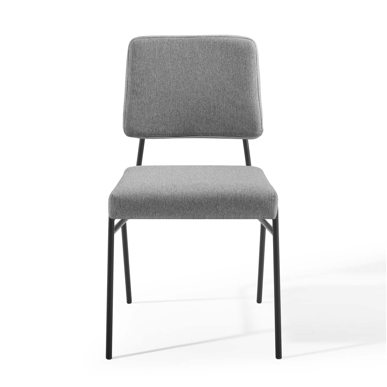 Stylish Upholstered Fabric Dining Side Chair - Comfortable & Durable for Home, Kitchen, and Restaurant Use