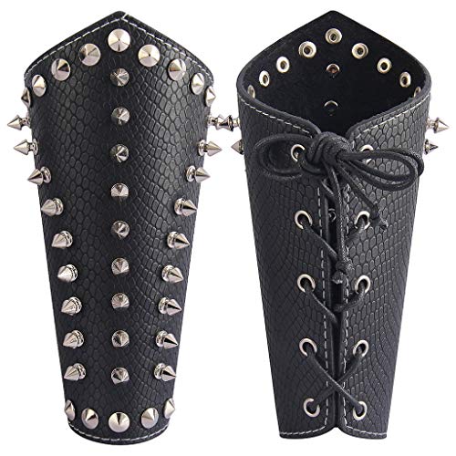 Black Viking Bracers