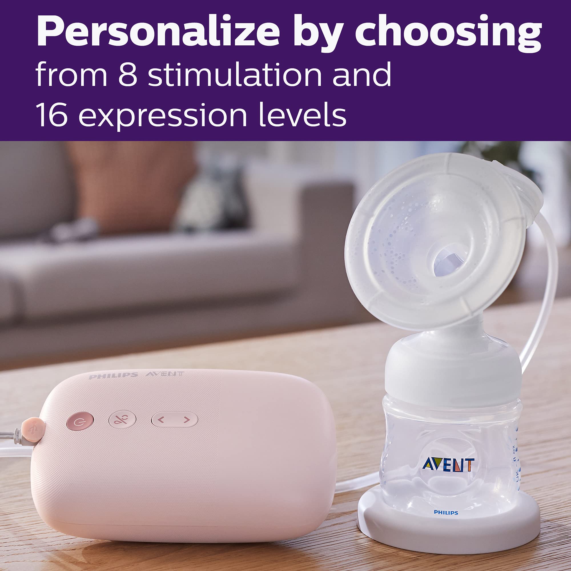 Philips Avent Single Electric Breast Pump with 50 Breast Milk Storage Bags (6oz) & 100 Disposable Nursing Pads - Complete Breastfeeding Bundle for New Moms - Perfect for Pumping, Storing & Leak Protection at Home or Work