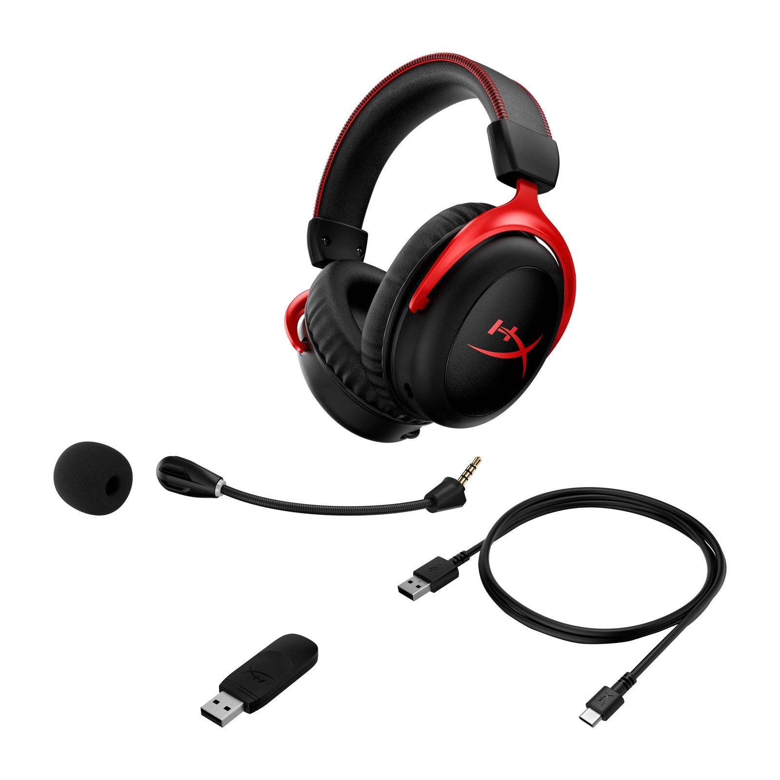 HyperX Cloud II Wireless Gaming Headset - 7.1 Surround Sound, Noise Cancelling Mic, 30-Hour Battery - Perfect for PC, PS5, Xbox & Streaming