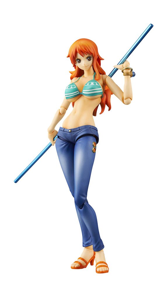 Megahouse One Piece Nami Variable Action Hero Figure - Anime Collectible for Display & Gifts - Perfect for Fans, Home Decor, and Office Showcase